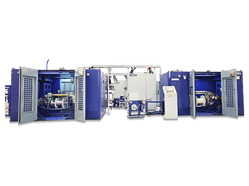 Split Type Back Twist Pair Twisting Machine til netværkskabel